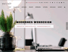 Tablet Screenshot of pixelundmehr.de